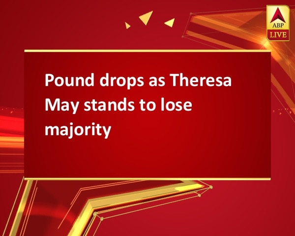 Pound drops as Theresa May stands to lose majority Pound drops as Theresa May stands to lose majority