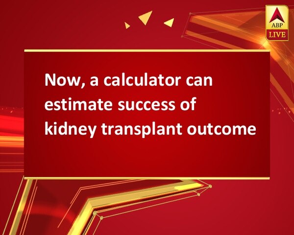 Now, a calculator can estimate success of kidney transplant outcome Now, a calculator can estimate success of kidney transplant outcome