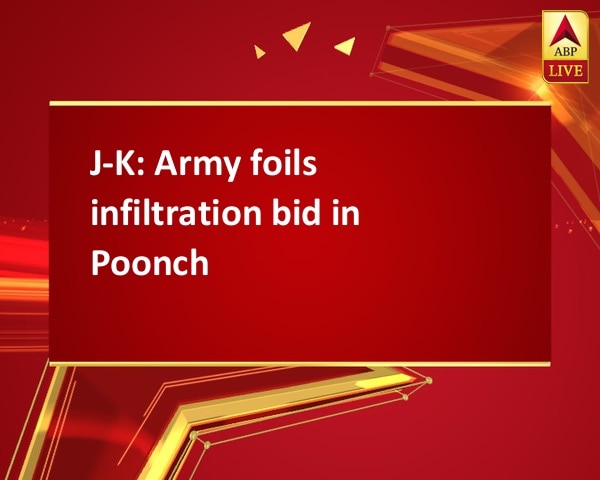 J-K: Army foils infiltration bid in Poonch J-K: Army foils infiltration bid in Poonch