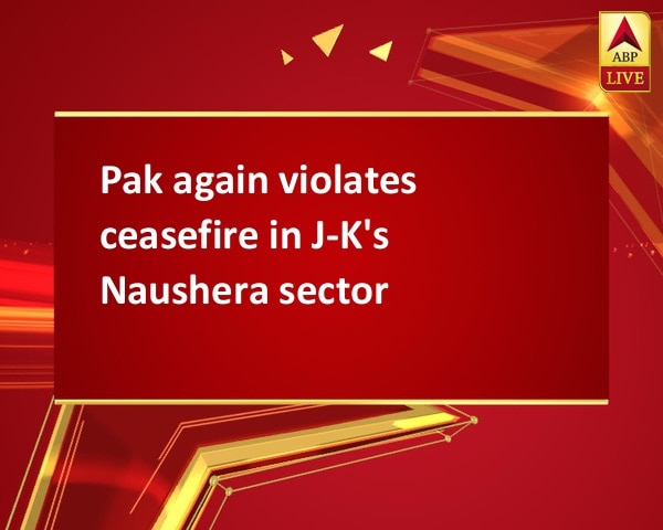 Pak again violates ceasefire in J-K's Naushera sector