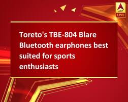 Toreto's TBE-804 Blare Bluetooth earphones best suited for sports enthusiasts