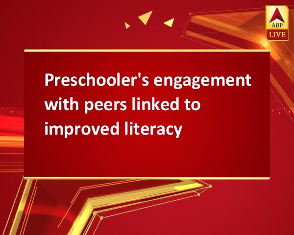 Preschooler's engagement with peers linked to improved literacy Preschooler's engagement with peers linked to improved literacy