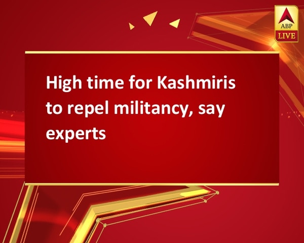 High time for Kashmiris to repel militancy, say experts High time for Kashmiris to repel militancy, say experts