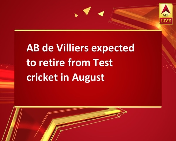 AB de Villiers expected to retire from Test cricket in August AB de Villiers expected to retire from Test cricket in August