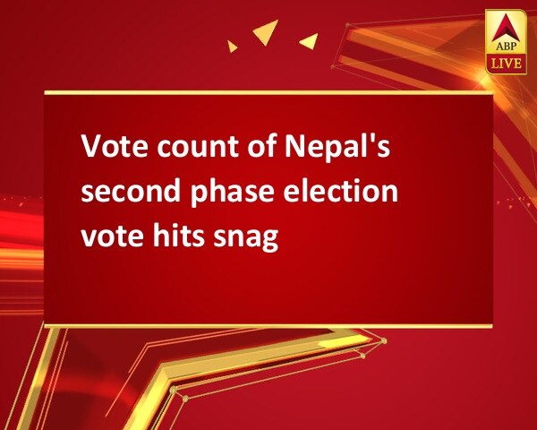 Vote count of Nepal's second phase election vote hits snag