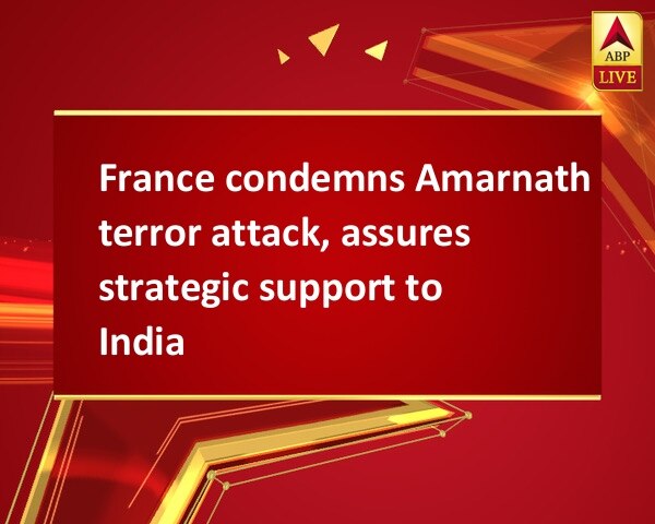 France condemns Amarnath terror attack, assures strategic support to India France condemns Amarnath terror attack, assures strategic support to India