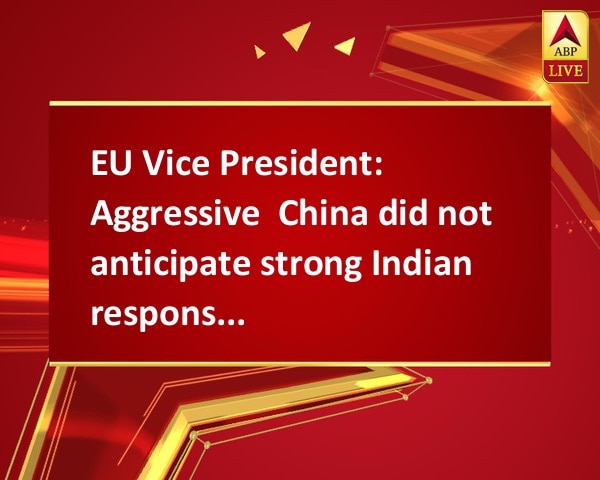 EU Vice President: Aggressive  China did not anticipate strong Indian response in Doklam EU Vice President: Aggressive  China did not anticipate strong Indian response in Doklam