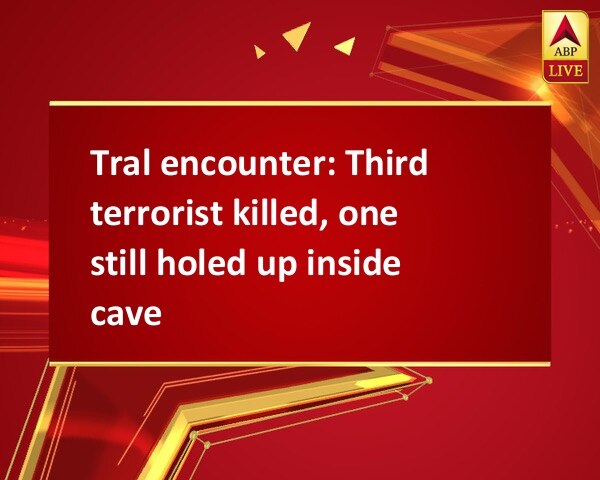 Tral encounter: Third terrorist killed, one still holed up inside cave Tral encounter: Third terrorist killed, one still holed up inside cave