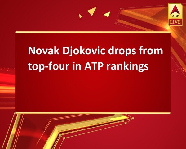 Novak Djokovic drops from top-four in ATP rankings Novak Djokovic drops from top-four in ATP rankings