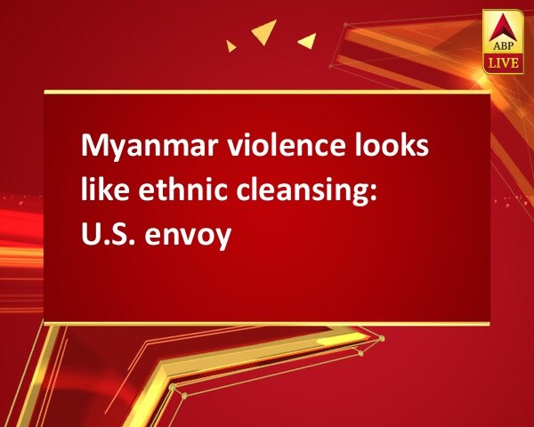Myanmar violence looks like ethnic cleansing: U.S. envoy Myanmar violence looks like ethnic cleansing: U.S. envoy