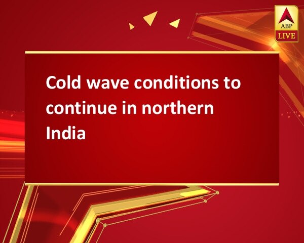 Cold wave conditions to continue in northern India Cold wave conditions to continue in northern India