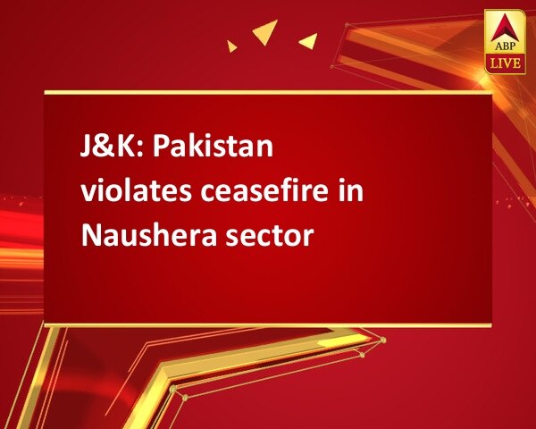 J&K: Pakistan violates ceasefire in Naushera sector J&K: Pakistan violates ceasefire in Naushera sector