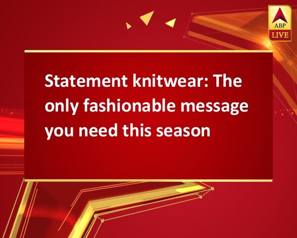 Statement knitwear: The only fashionable message you need this season Statement knitwear: The only fashionable message you need this season