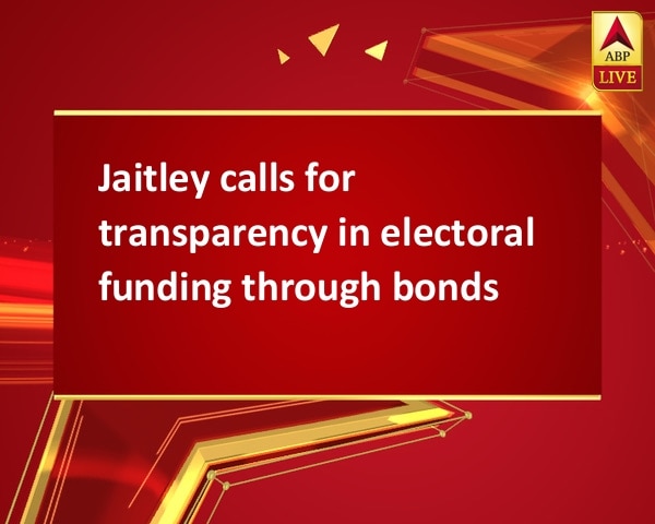 Jaitley calls for transparency in electoral funding through bonds Jaitley calls for transparency in electoral funding through bonds