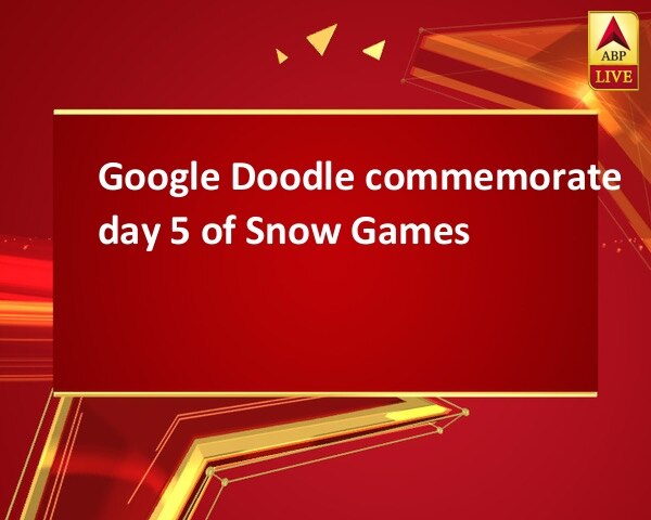 Google Doodle commemorate day 5 of Snow Games Google Doodle commemorate day 5 of Snow Games