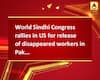 World Sindhi Congress rallies in US for release of disappeared workers in Pakistan