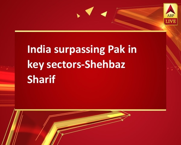 India surpassing Pak in key sectors-Shehbaz Sharif