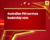 Australian PM survives leadership vote