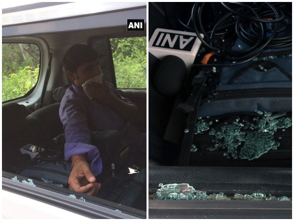 ANI crew attacked by Haryana Police during protest coverage outside Ryan International School