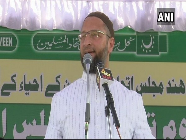 Owaisi urges party workers to uproot BJP, Cong from Telangana Owaisi urges party workers to uproot BJP, Cong from Telangana