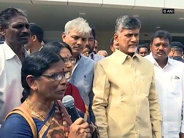 Andhra CM flags off first batch of farmers' group to Singapore Andhra CM flags off first batch of farmers' group to Singapore