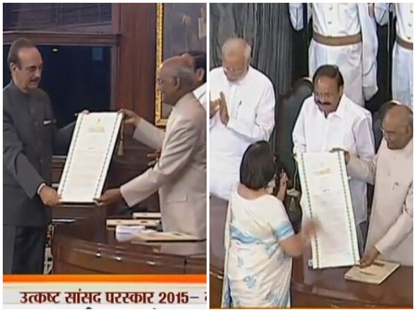 President Kovind confers Outstanding Parliamentarians Award