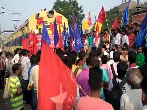 Train blockade, protest in Bihar against SC/ST Act amendment Train blockade, protest in Bihar against SC/ST Act amendment