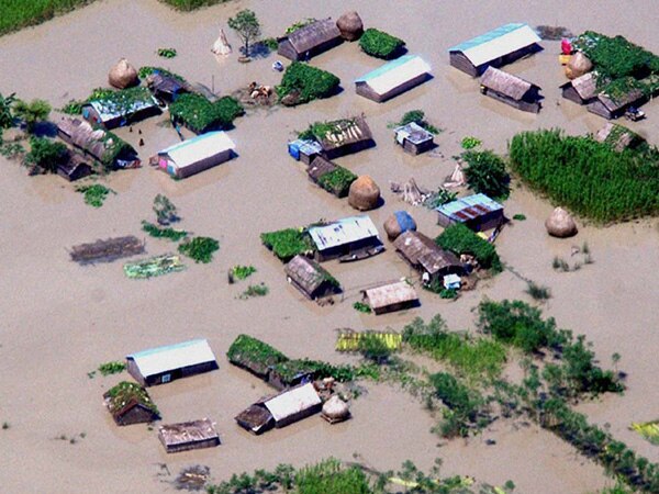 Assam floods: 13 people dead, 393 villages badly affected in Morigaon district Assam floods: 13 people dead, 393 villages badly affected in Morigaon district