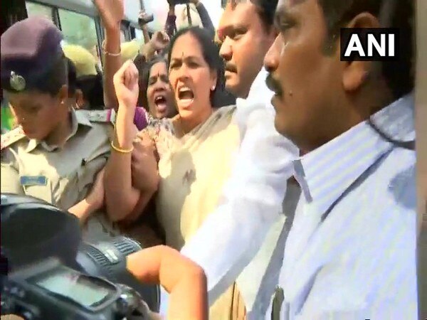 BJP members protesting against Siddaramaiah detained in K'taka BJP members protesting against Siddaramaiah detained in K'taka