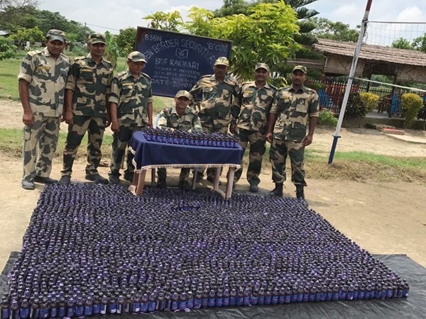 BSF seizes Phensedyl worth Rs. 3.8 lakh in WB BSF seizes Phensedyl worth Rs. 3.8 lakh in WB