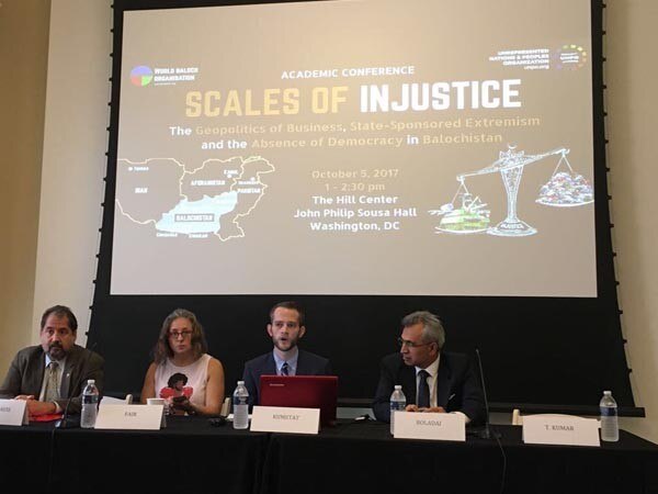 WBO conference in Washington DC sheds light on human rights violation in Balochistan