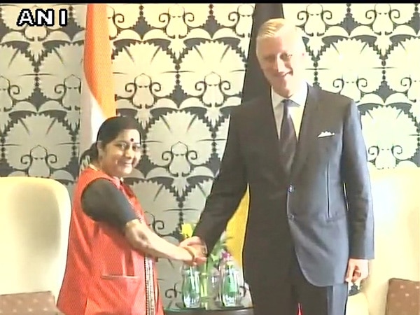 Belgium's King Philippe meets Sushma Swaraj Belgium's King Philippe meets Sushma Swaraj