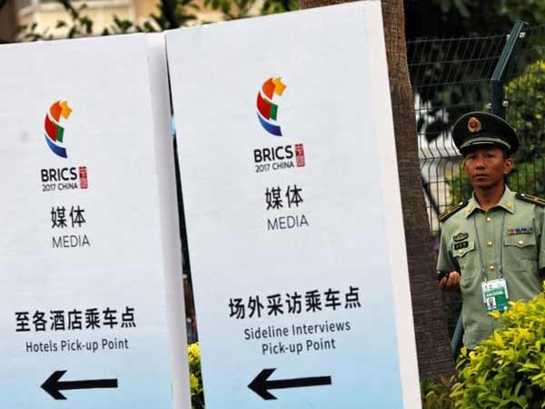 Security tightened in China's Xiamen ahead of BRICS Summit Security tightened in China's Xiamen ahead of BRICS Summit