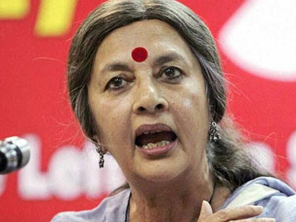 Brinda Karat criticises Union Budget over farmers issue Brinda Karat criticises Union Budget over farmers issue