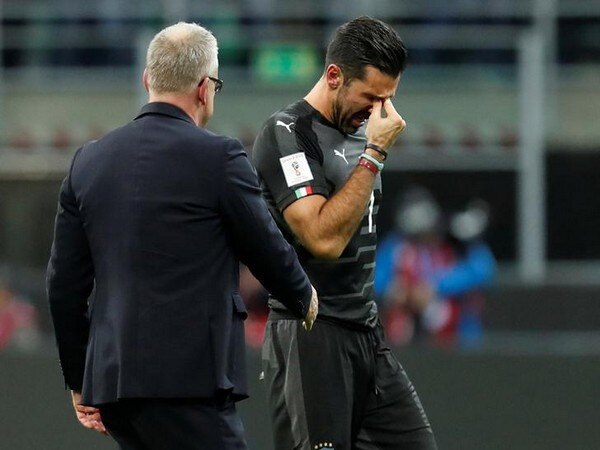 Buffon bids teary Italy farewell after missing out on World Cup finals Buffon bids teary Italy farewell after missing out on World Cup finals