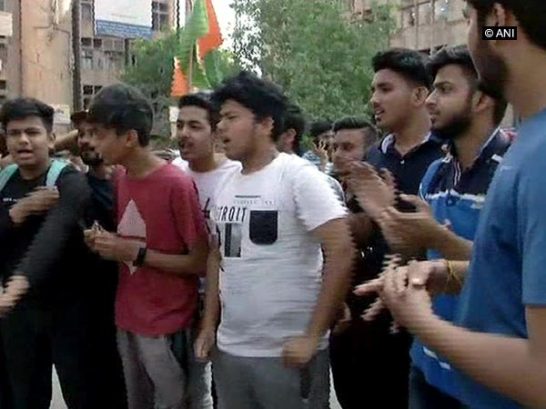 Paper leak: Students protest outside CBSE office Paper leak: Students protest outside CBSE office