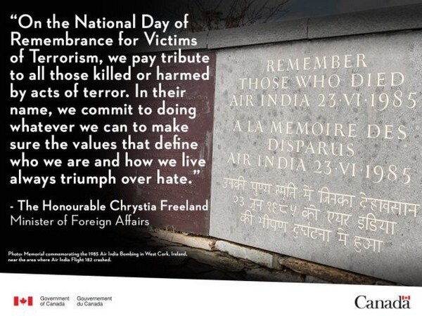 Canada observes 'The National Day of Remembrance for Victims of Terrorism' Canada observes 'The National Day of Remembrance for Victims of Terrorism'