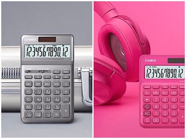 Casio unveils two new stylised calculator series Casio unveils two new stylised calculator series