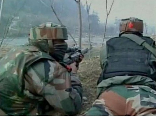 Encounter underway between security forces and terrorist in Handwara Encounter underway between security forces and terrorist in Handwara
