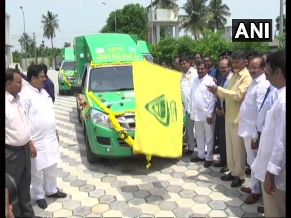 Andhra: CM inaugurates 12 mobile ATMs for rural areas Andhra: CM inaugurates 12 mobile ATMs for rural areas