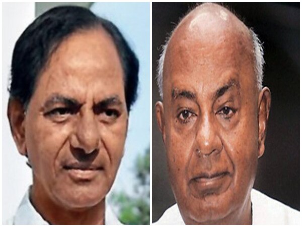 KCR to meet Deve Gowda, likely to discuss formation of third front KCR to meet Deve Gowda, likely to discuss formation of third front