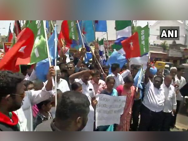 'Rail-Roko' protest in Chennai over SC/ST Act issue 'Rail-Roko' protest in Chennai over SC/ST Act issue