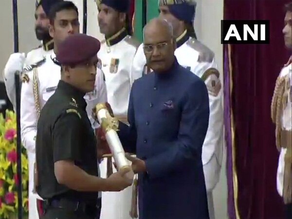 MS Dhoni, Pankaj Advani conferred with Padma Bhushan MS Dhoni, Pankaj Advani conferred with Padma Bhushan