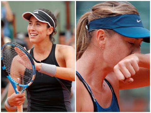 French Open: Muguruza defeats Sharapova in straight sets French Open: Muguruza defeats Sharapova in straight sets