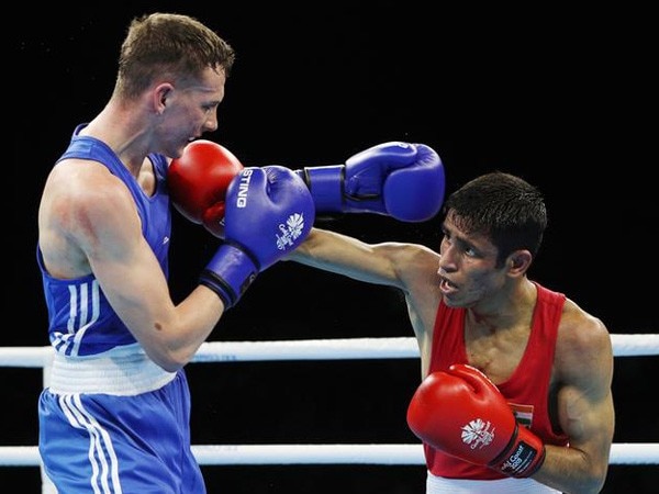 CWG '18 Boxing: Gaurav Solanki wins gold, Amit, Manish Kaushik take silver CWG '18 Boxing: Gaurav Solanki wins gold, Amit, Manish Kaushik take silver