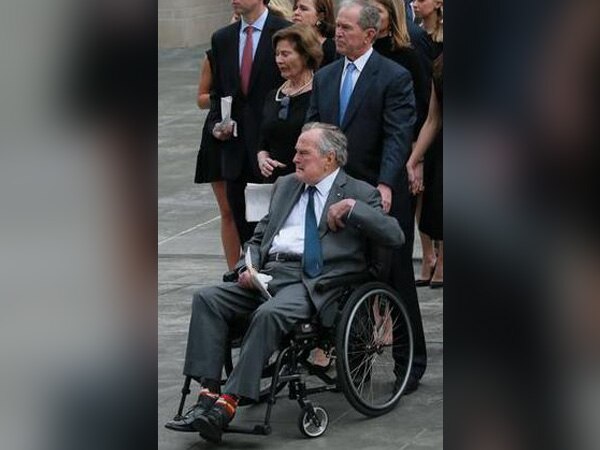 Former US president George HW Bush hospitalized Former US president George HW Bush hospitalized