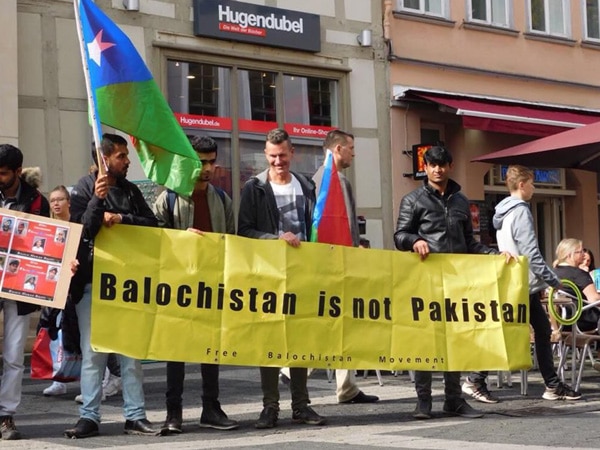 Baloch activists protest against China-Pakistan nexus in Germany