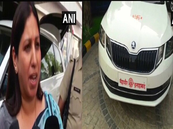 With no number plate, Allahabad Mayor's car arrives Lucknow With no number plate, Allahabad Mayor's car arrives Lucknow