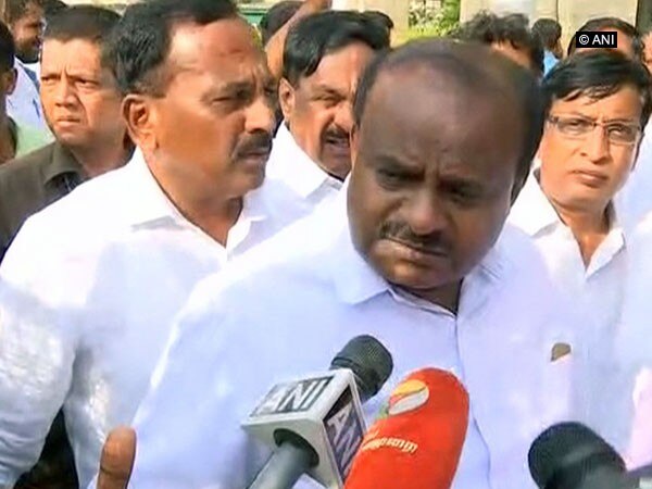 Kumaraswamy to take oath as K'taka CM today Kumaraswamy to take oath as K'taka CM today