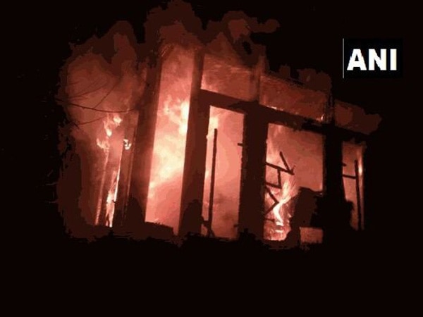 BJP leader's house set on fire in J-K BJP leader's house set on fire in J-K